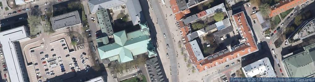 Zdjęcie satelitarne Warsaw Uprising by Tomaszewski - Holy Cross Church