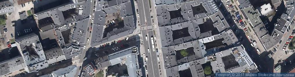 Zdjęcie satelitarne Warsaw Uprising - Mokotów to Śródmieście by Sewers (1944)