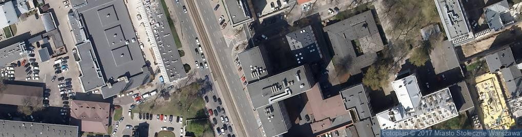 Zdjęcie satelitarne Warszawa Dom dochodowy Pocztowej Kasy Oszczędności