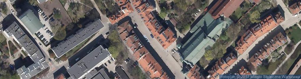 Zdjęcie satelitarne Warszawa, Freta 7