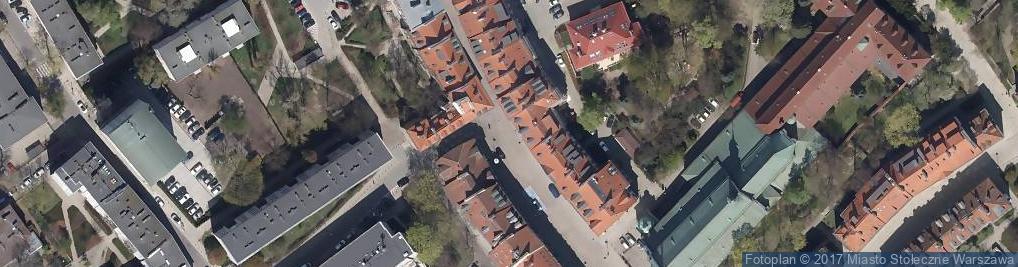 Zdjęcie satelitarne Warszawa, Freta 9
