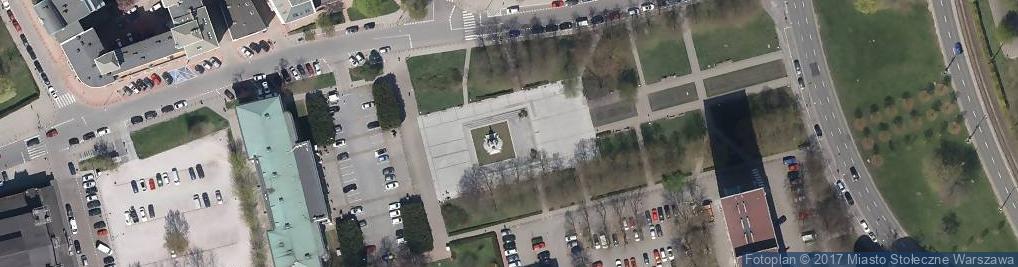 Zdjęcie satelitarne Warszawa Lubomirskich Palace