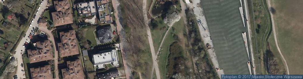 Zdjęcie satelitarne Warszawa-Ochota, park Szczesliwicki 3