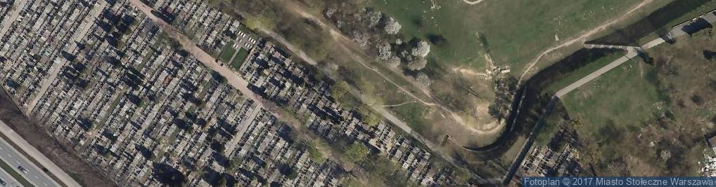 Zdjęcie satelitarne Warszawa-Wlochy, fort Wlochy 3