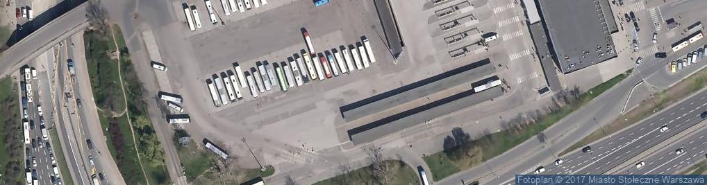 Zdjęcie satelitarne Warszawa zachodnia bus station