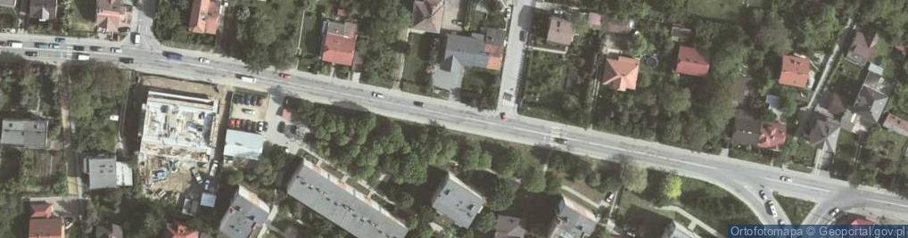 Zdjęcie satelitarne Wieliczka, autobus