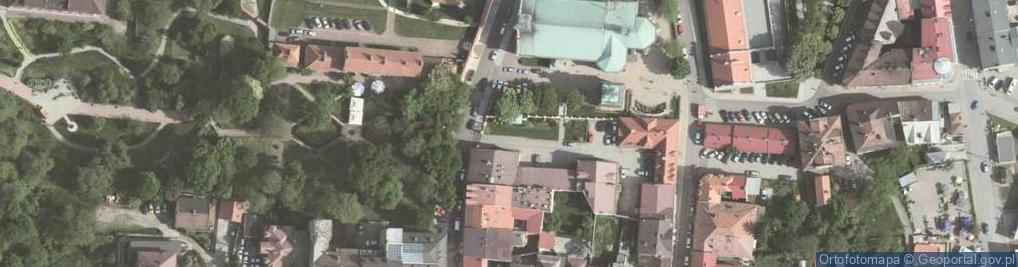 Zdjęcie satelitarne Wieliczka, rozcestníky
