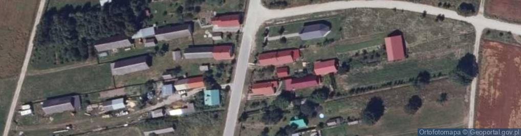 Zdjęcie satelitarne Wierzchlesie kosciol front