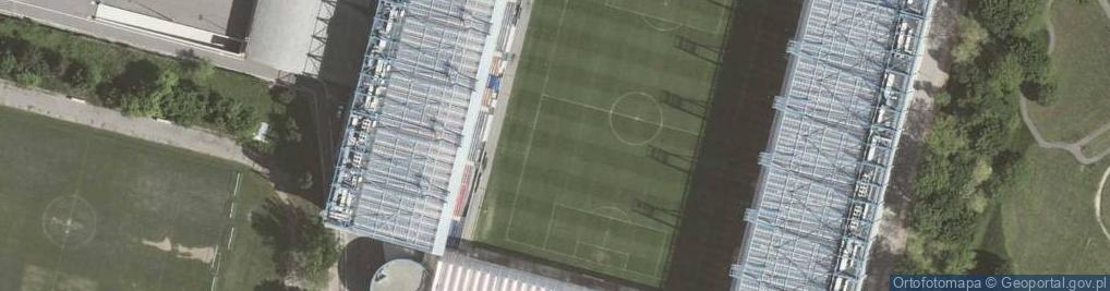 Zdjęcie satelitarne Wisla Stadium at August 2010 23