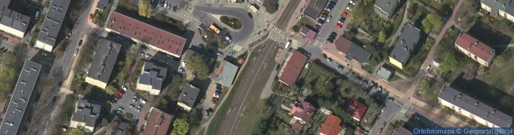 Zdjęcie satelitarne WKD Pruszkow