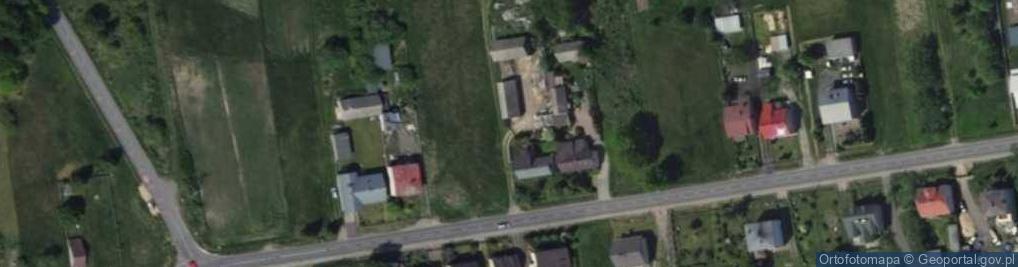Zdjęcie satelitarne Własna fragment wsi 04.07.09 p