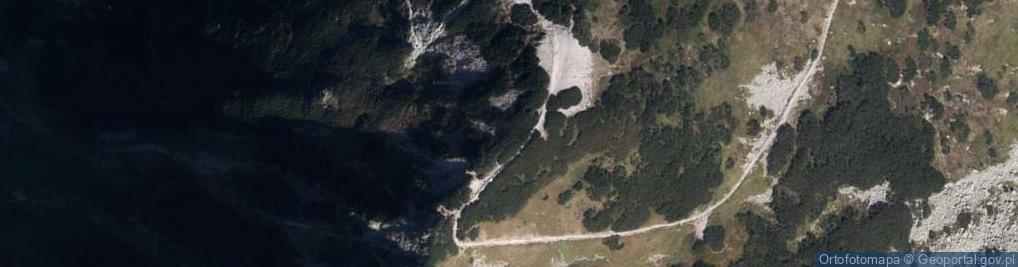 Zdjęcie satelitarne Woloszyn ze Swistowej Czuby