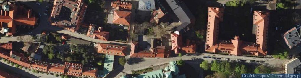 Zdjęcie satelitarne Wroclaw kosciol sw.Idziego od plKatedralnego