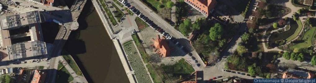 Zdjęcie satelitarne Wroclaw-pomnikJanXXIII