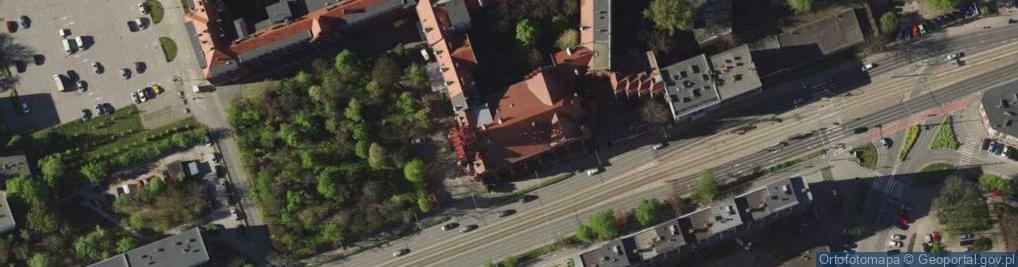 Zdjęcie satelitarne Wroclaw ulGrabiszynska kosciolSwElzbiety&szpitalDluskiego
