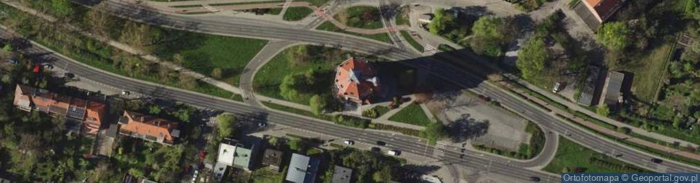 Zdjęcie satelitarne Wroclaw-ulWisniowa-WiezaCisnien