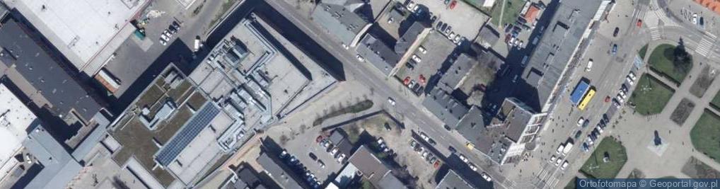 Zdjęcie satelitarne Wzorcownia budynek a