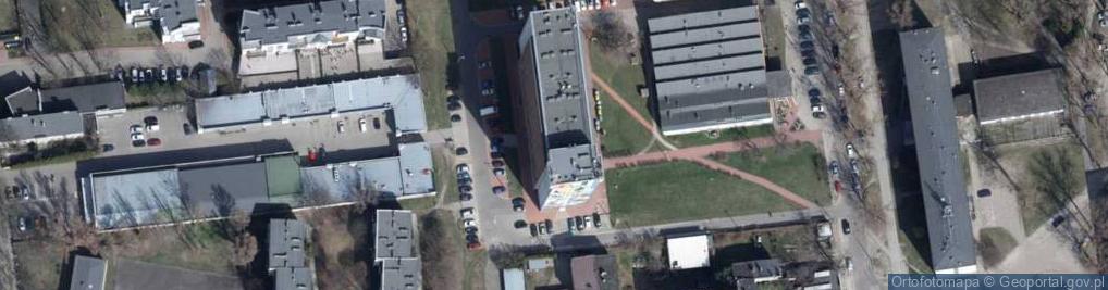 Zdjęcie satelitarne X Dom Studenta UŁ