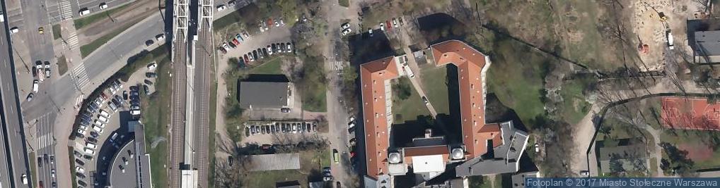Zdjęcie satelitarne XXXIII LO im. Kopernika w Warszawie 2