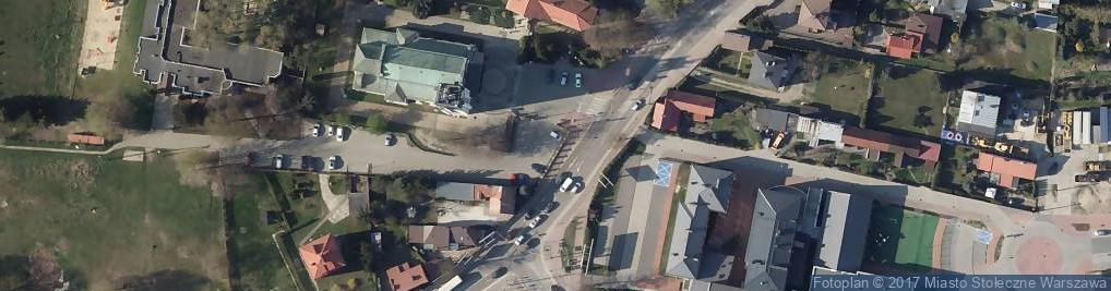 Zdjęcie satelitarne Ząbki-Pomnik-Księdza Jerzego Popiełuszki-podkaster