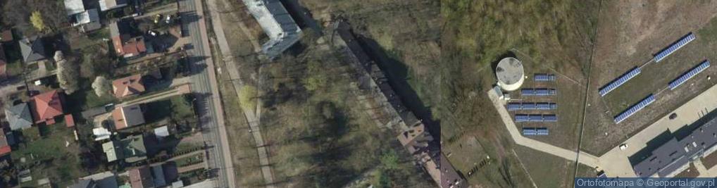 Zdjęcie satelitarne Ząbki-Szpital-Psychiatryczny-Drewnica-oddział-dzienny-wejście-front-podkaster
