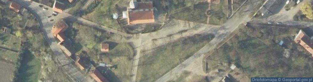 Zdjęcie satelitarne Żerków church