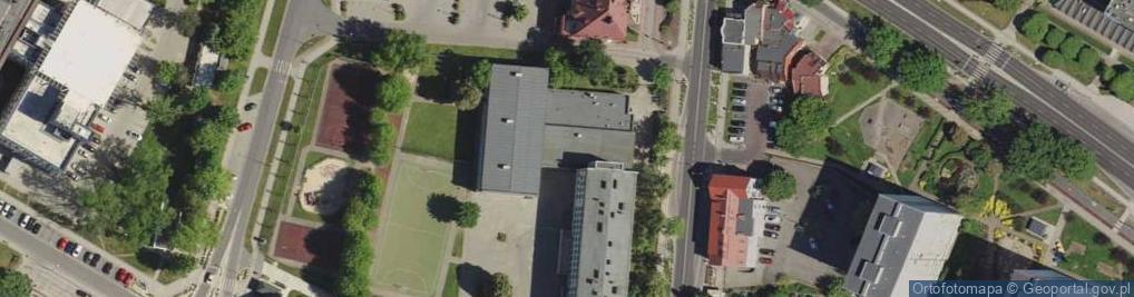 Zdjęcie satelitarne Zespół Szkół Integracyjnych w Lubinie