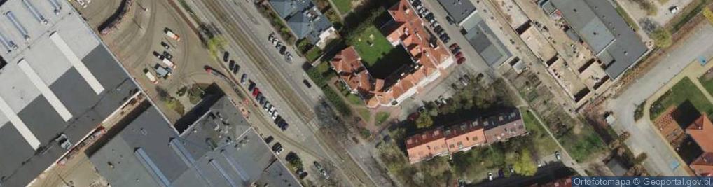 Zdjęcie satelitarne Zkm gdańsk strzyża