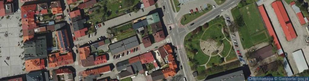 Zdjęcie satelitarne Zywiec - domek chinski