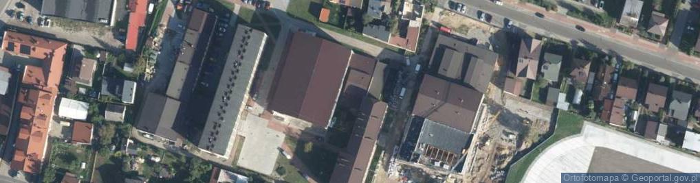 Zdjęcie satelitarne Zespół Szkół Budowlanych I Ogólnokształcących Im. Józefa Dechnika