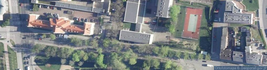 Zdjęcie satelitarne Zespół Szkół Budowlanych