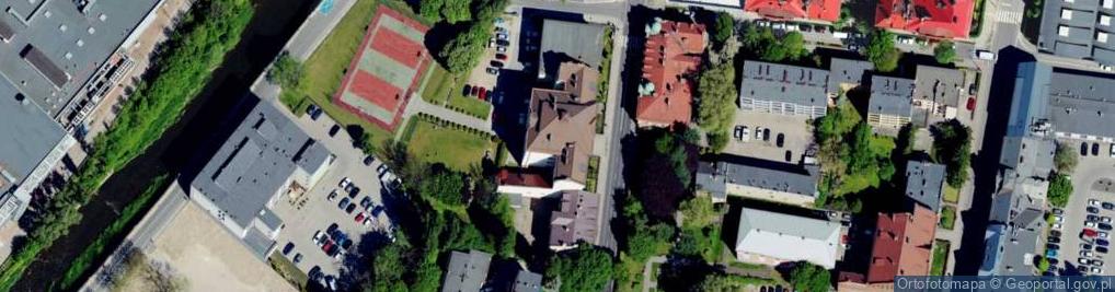 Zdjęcie satelitarne Zespół Szkół Ekonomicznych Im. Michała Kaleckiego