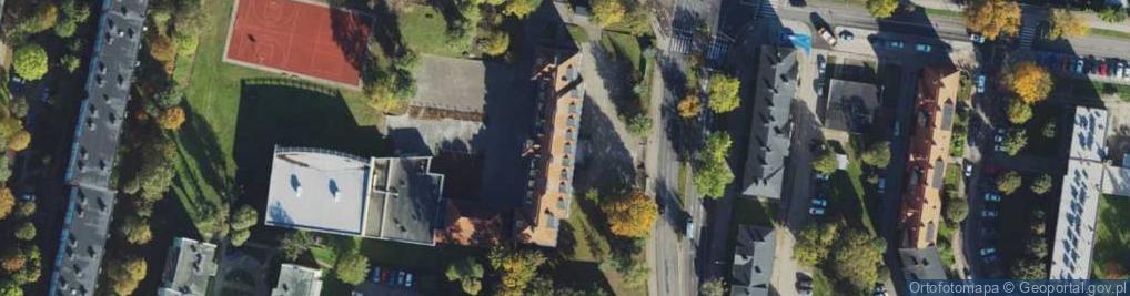 Zdjęcie satelitarne Zespół Szkół Ekonomicznych im. Stanisława Staszica w Słupsku