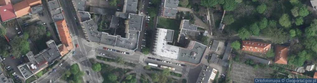 Zdjęcie satelitarne Zespół Szkół Ekonomicznych Im. Wincentego Stysia