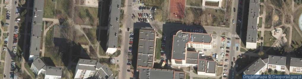 Zdjęcie satelitarne Zespół Szkół Im. Narodów Zjednoczonej Europy
