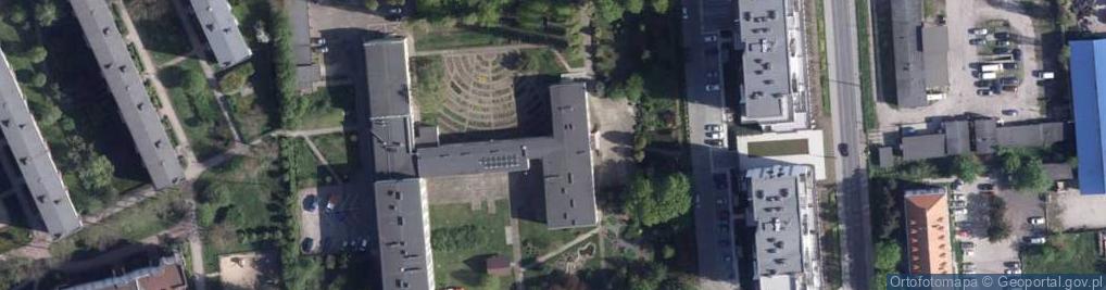 Zdjęcie satelitarne Zespół Szkół Inżynierii Środowiska