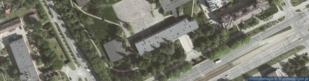 Zdjęcie satelitarne Zespół Szkół Łączności Im. Obrońców Poczty Polskiej