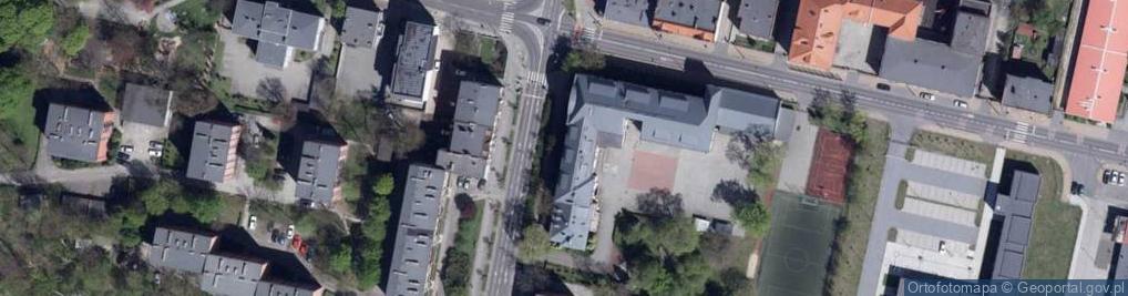 Zdjęcie satelitarne Zespól Szkół Nr 1 Im. Powstańców Śląskich