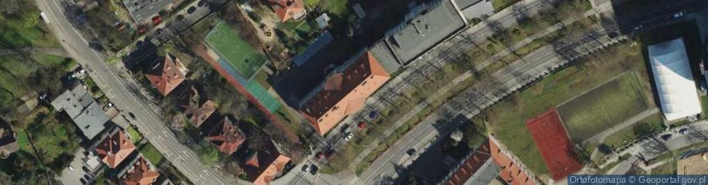 Zdjęcie satelitarne Zespół Szkół Urszulańskich w Poznaniu