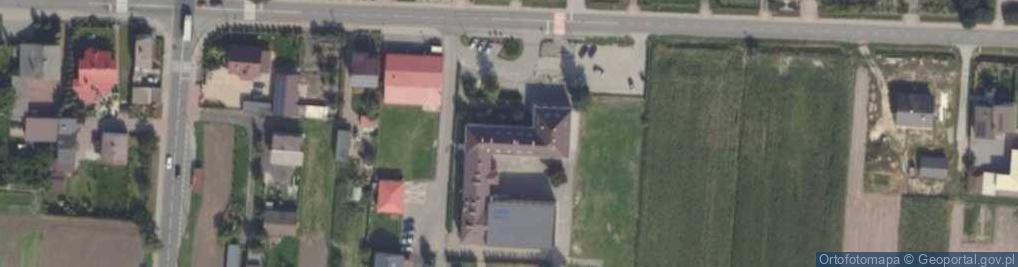Zdjęcie satelitarne Zespół Szkół w Jankowie Pierwszym