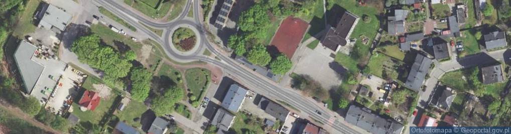 Zdjęcie satelitarne Zespół Szkolno-Przedszkolny 'Modrzejów'