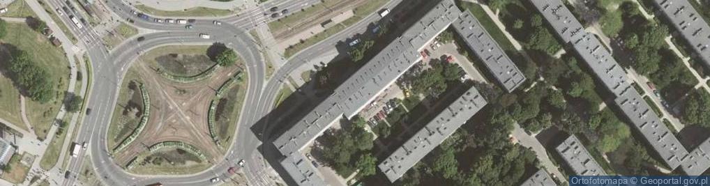 Zdjęcie satelitarne ZJEWM w Krakowie - bezpłatna szkoła policealna