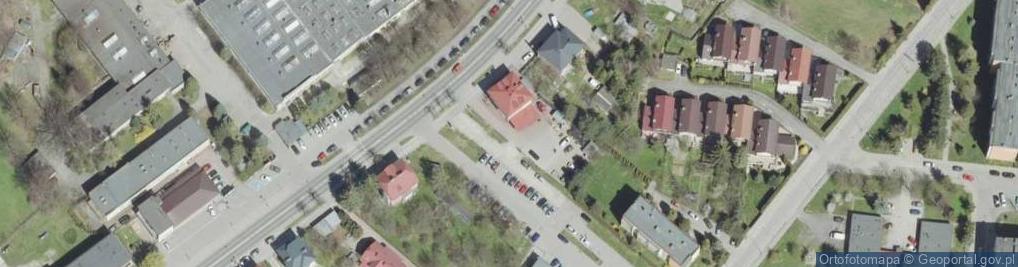 Zdjęcie satelitarne zbór Syloe w Gorlicach