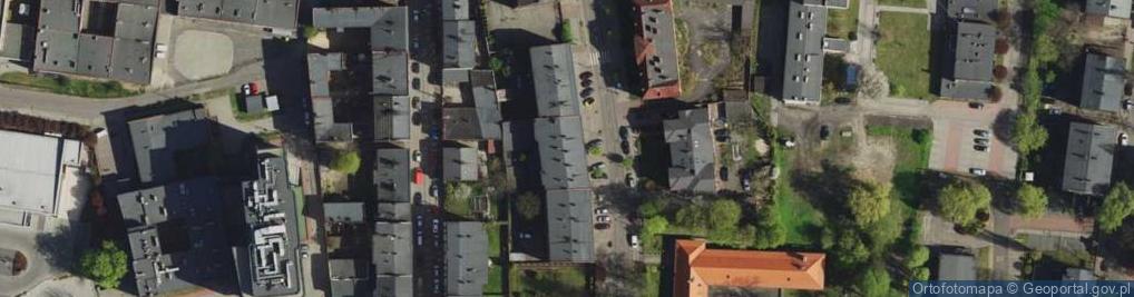 Zdjęcie satelitarne Gryfne Bajtle - Niepubliczny Żłobek Siemianowice Śląskie