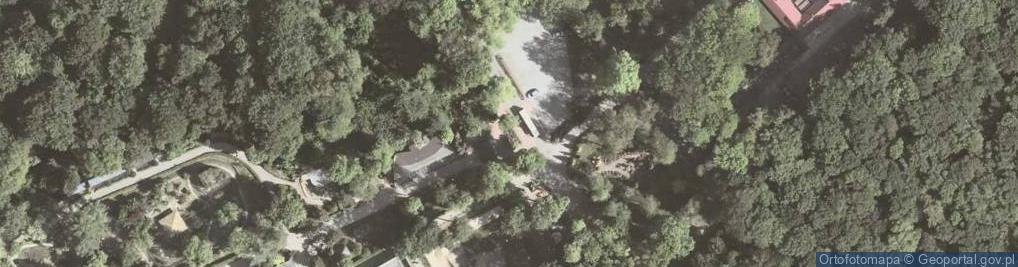 Zdjęcie satelitarne Miejski Park i Ogród Zoologiczny w Krakowie