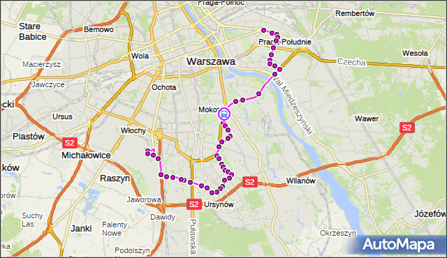 Rozkład jazdy autobusu 148 na przystanku Beethovena 01. ZTM Warszawa na mapie Targeo