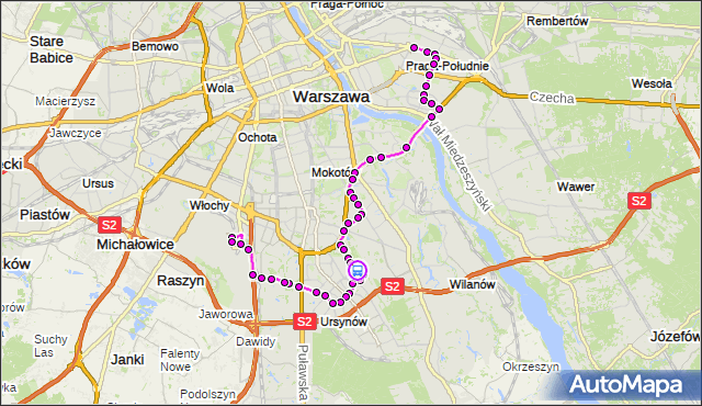 Rozkład jazdy autobusu 148 na przystanku Ciszewskiego 02. ZTM Warszawa na mapie Targeo