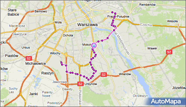 Rozkład jazdy autobusu 148 na przystanku Beethovena 02. ZTM Warszawa na mapie Targeo