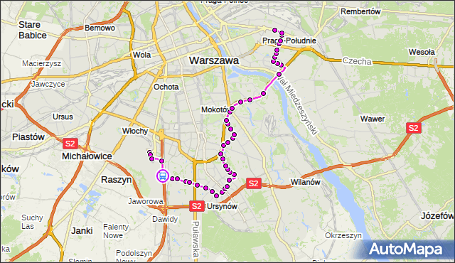 Rozkład jazdy autobusu 148 na przystanku Terminal Cargo 01. ZTM Warszawa na mapie Targeo