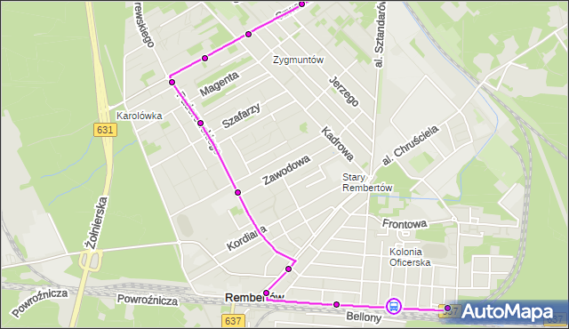 Rozkład jazdy autobusu 153 na przystanku Buławy 01. ZTM Warszawa na mapie Targeo